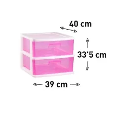CAJONERA ELBA 2 CAJONES FUCSIA TRAS F18