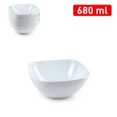 BOL CUADRADO OPAL 680 ML BLANCO