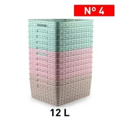CESTA RATTAN N4 12 L 36x28 CM SURT VRM