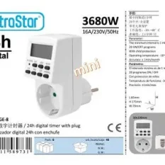 TEMPORIZADOR DIGITAL 8 BOTON 24 HORAS CJ48