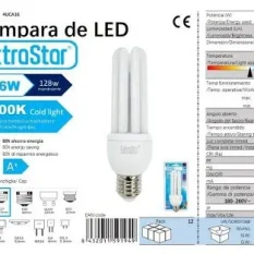 BOMBILLA LED 4U TRANSLUCIDO E27/16W 6500K CJ96