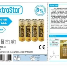 PILAS (EXTRASTAR) ALCA LR03 1.5V BLI 4PZ CJ240