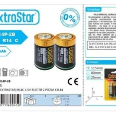 PILAS (EXTRASTAR) R14C 1.5V BUS 2 PZS CJ144