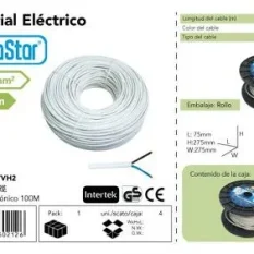 CABLE ELECTRONICO 2G1.0MM~ ROLLO 100 MTS CJ4