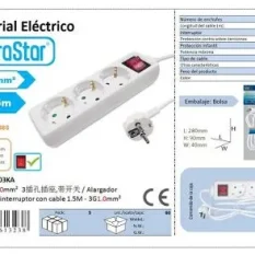 ALARGADOR 3 BASE C/INTER 3G1.0MM 1.5MTS CJ60
