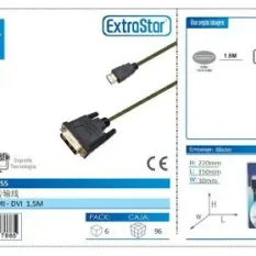 HDMI PARA CLAVIJA DVI 1.5M