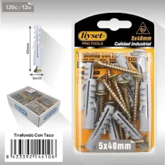 TIRAFONDO CON TACO +5X40MM034/45-35