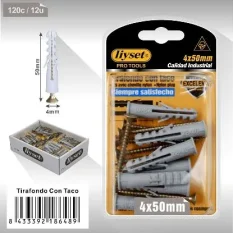 TIRAFONDO CON TACO +4X50MM034/45-22