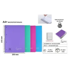 CUADERNO PP A4 120 HOJAS CUADRICULA