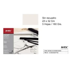 PAPEL DE DIBUJO SIN RECUADRO 24CM*32CM