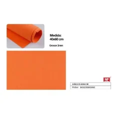 GOMA EVA 40 X 60 CM NARANJA