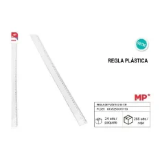 REGLA DE PLASTICO 50CM