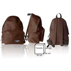 MOCHILA ECO GRANDE MARRON