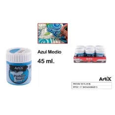 PINTURA TEXTIL AZUL MEDIO 45 ml