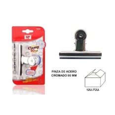PINZA DE ACERO CROMADO 90 mm 1 Ud.