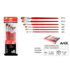 PINCEL PROFESIONAL 6 UDS
