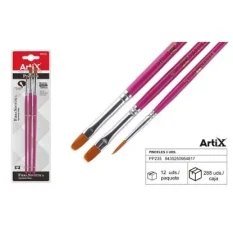 PINCEL REDONDO/PLANO PROFESIONAL 3 UDS #2 #4 #8