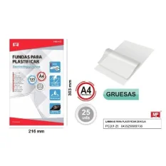 FUNDAS PARA PLASTIFICAR 25 HOJAS