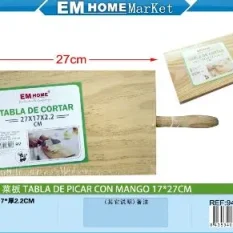TABLA DE PICAR CON MANGO 17*27CM