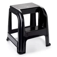 TABURETE ESCALERA NEGRO