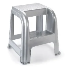 TABURETE ESCALERA PLATA