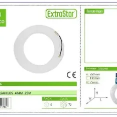 SONDA PASAHILOS 4MM 25 MTS CJ72