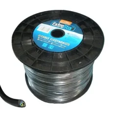 CABLE ELECTR NEGRO H05VV-F 3X1.0MM2 120MTTS CJ1