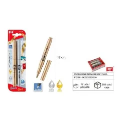 ROTULADOR METALIZADO ORO Y PLATA