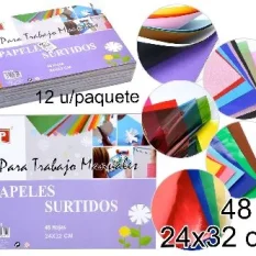 PAPEL MANUALIDADES SURTIDO 42 HOJA