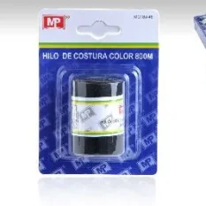 MP HILO DE COSTURA COLOR NEGRO 800 METROS