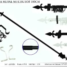 BARRA DE CORTINA 100-180 CM