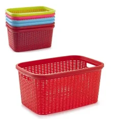 CESTA ROPA MIMBRE 53 X 36 35 LTS COLOR