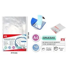 MP FUNDAS FOLIO CPP 80 MICRAS 10U