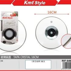 TAPA CRISTAL 16CM