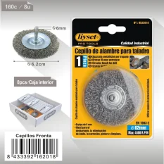 CEPILLOS DE ALAMBRE PARA TALADRO 1pcs/62mm