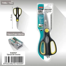 TIJERAS DE COCINA DS9202Y (AMARILLO/NEGRO)
